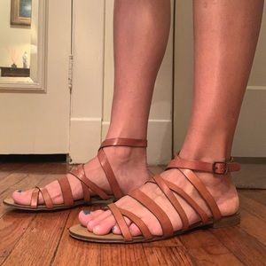 J Crew wrap around sandal